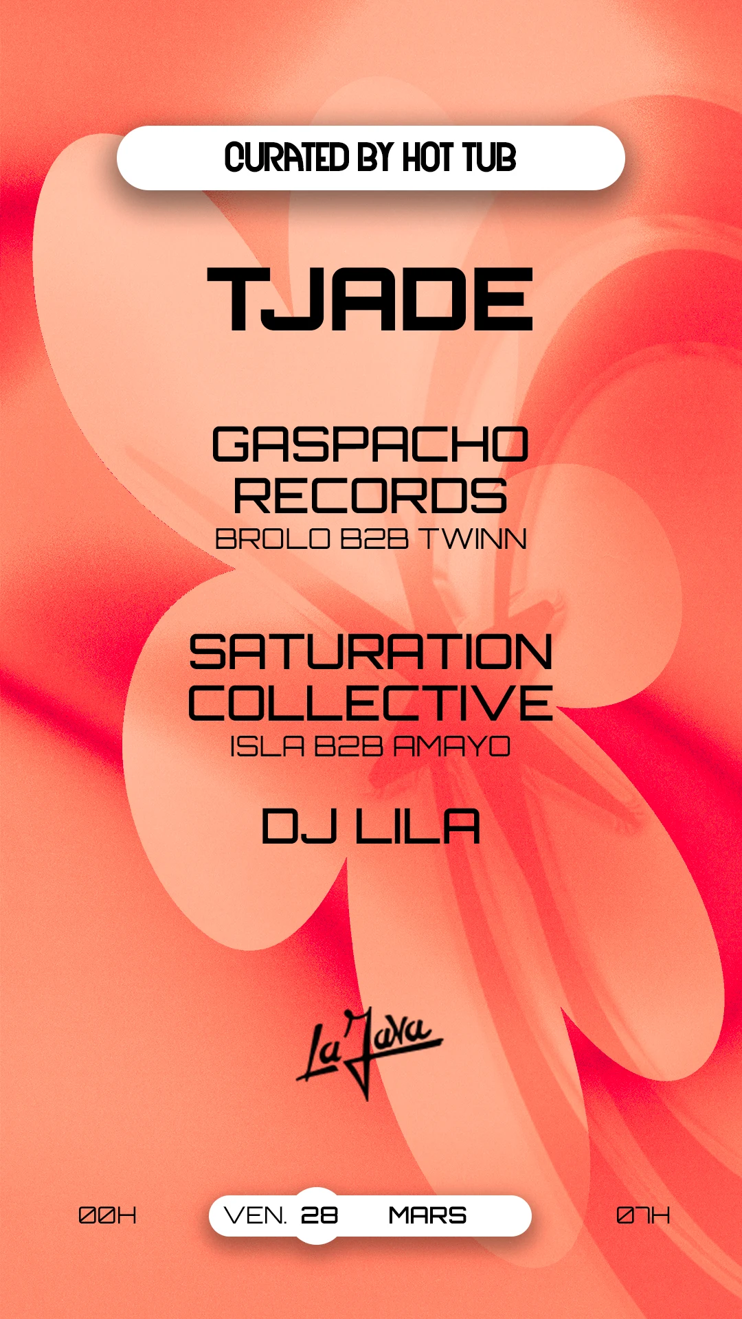 Hot Tub : Tjade, Saturation Collective & Gaspacho Records