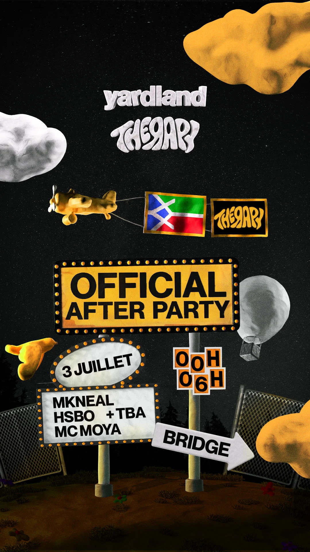 Therapy X Yardland - Official Afterparty / Vendredi @Bridge