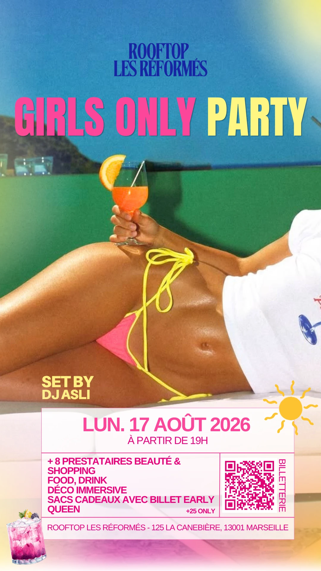 Girls Only Party X Rooftop Les Réformés