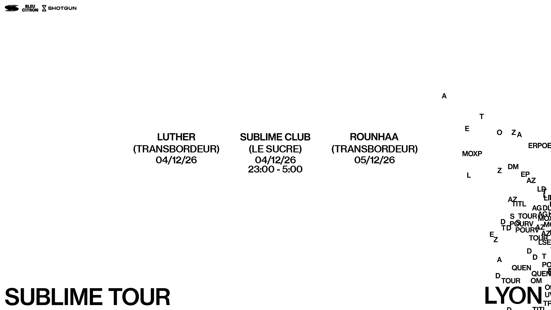 Pack Duo : Luther + Rounhaa - Lyon - Transbordeur
