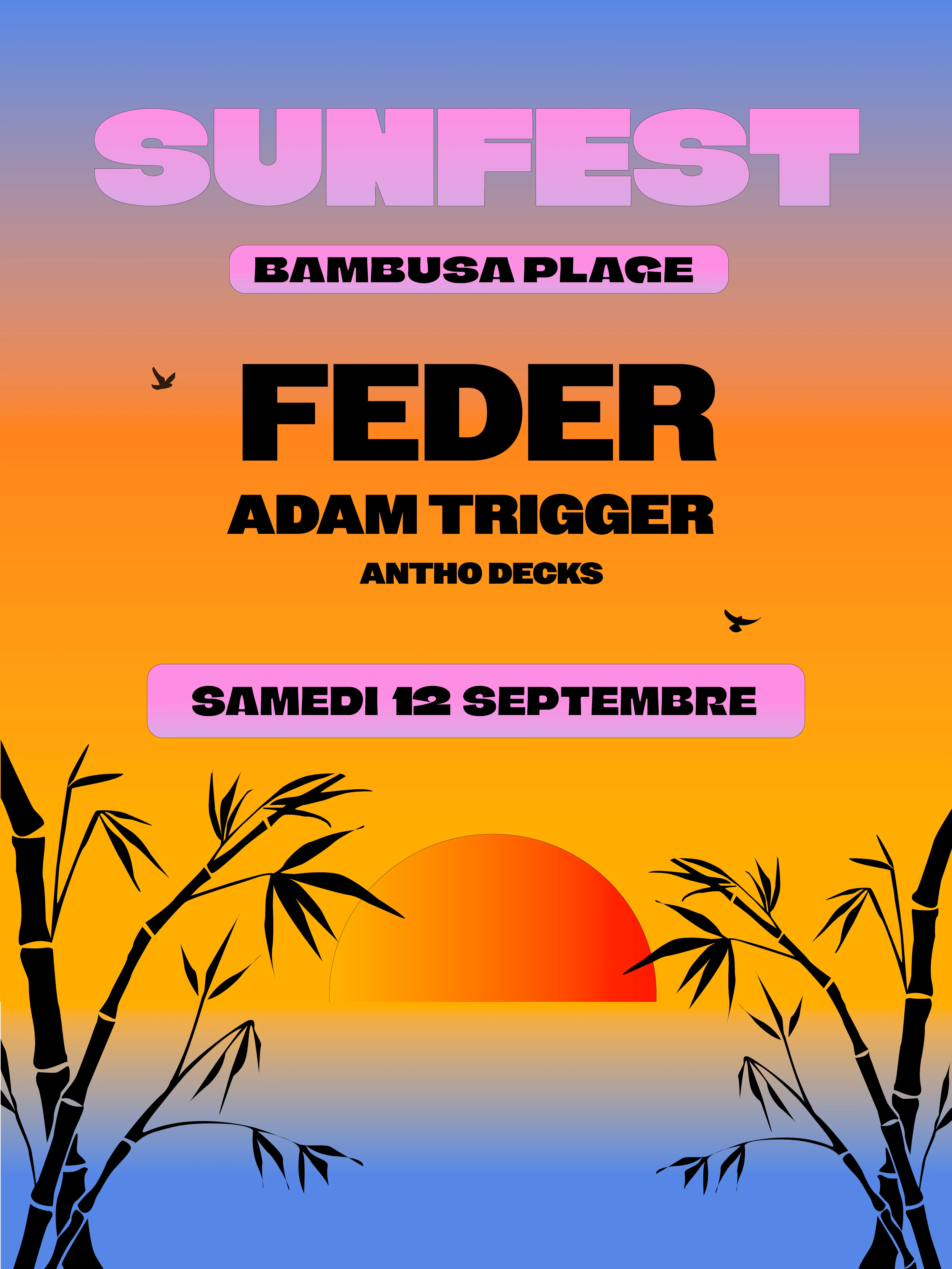 Feder Dj Set - Bambusa Plage