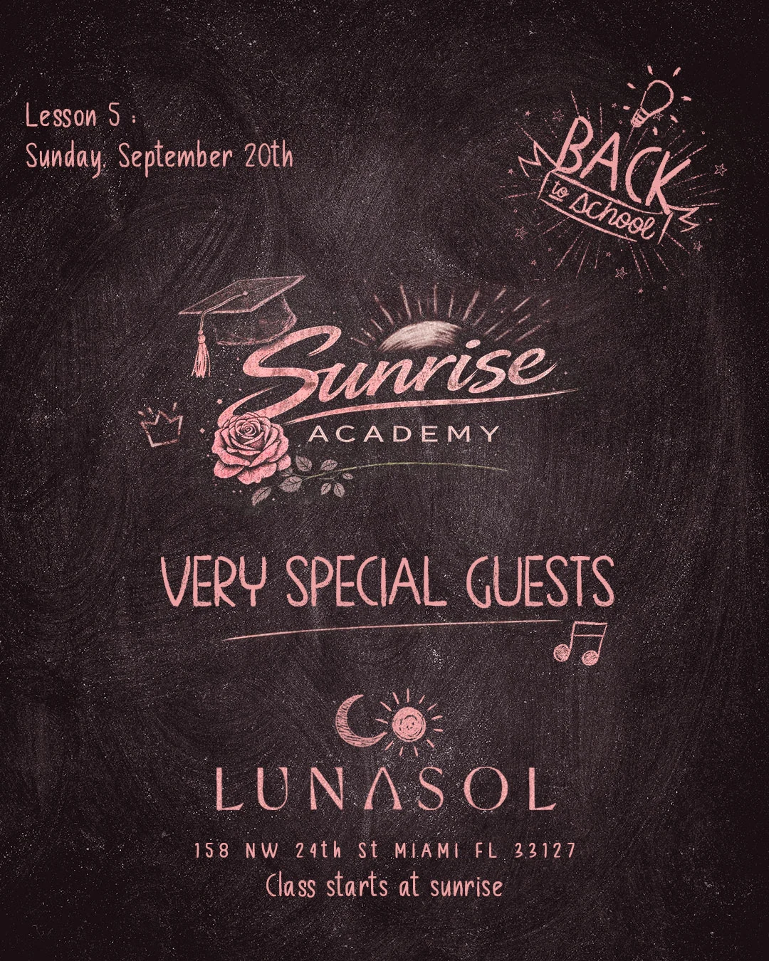 Lunasol Pres. Sunrise Lesson 5
