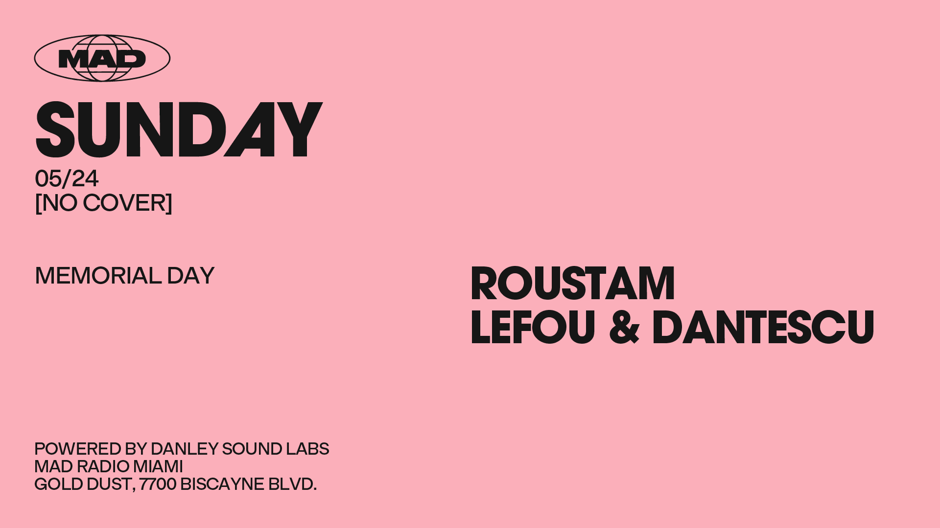 Memorial Day: Roustam / Lefou & Dantescu