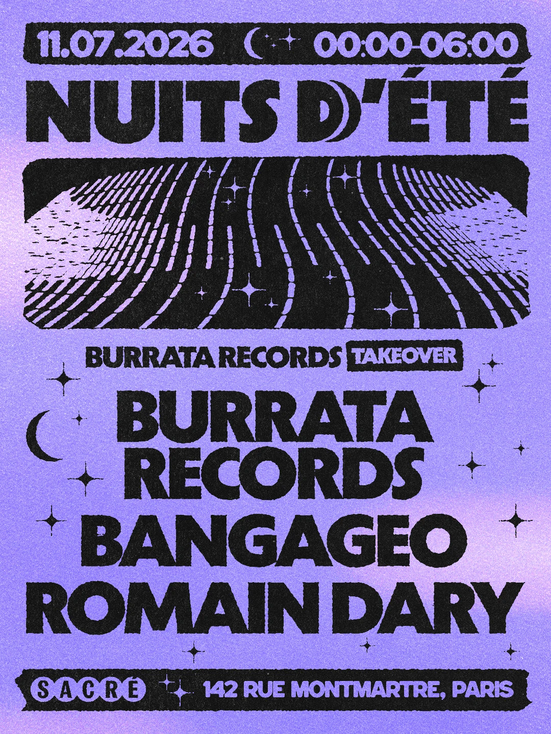 Sacré Présente : Burrata Records Take Over