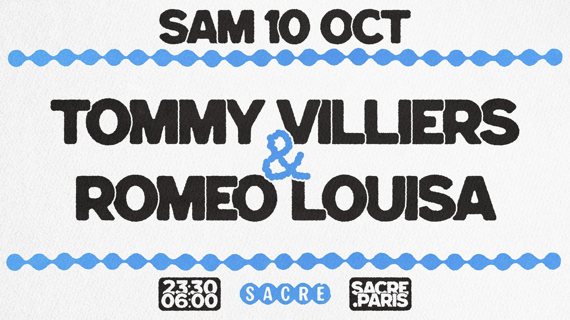 Sacré Présente : Tommy Villiers & Romeo Luisa