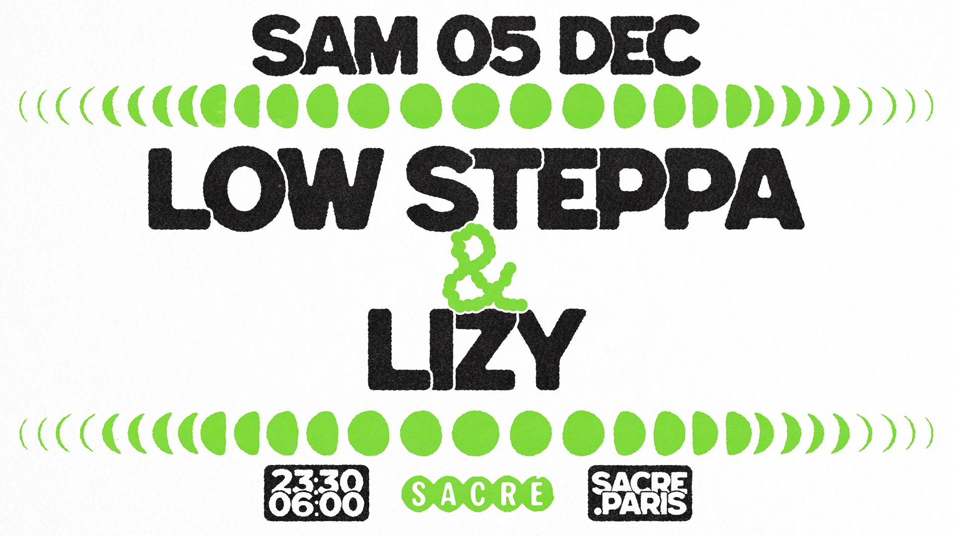 Sacré Présente: Low Steppa & Lizy