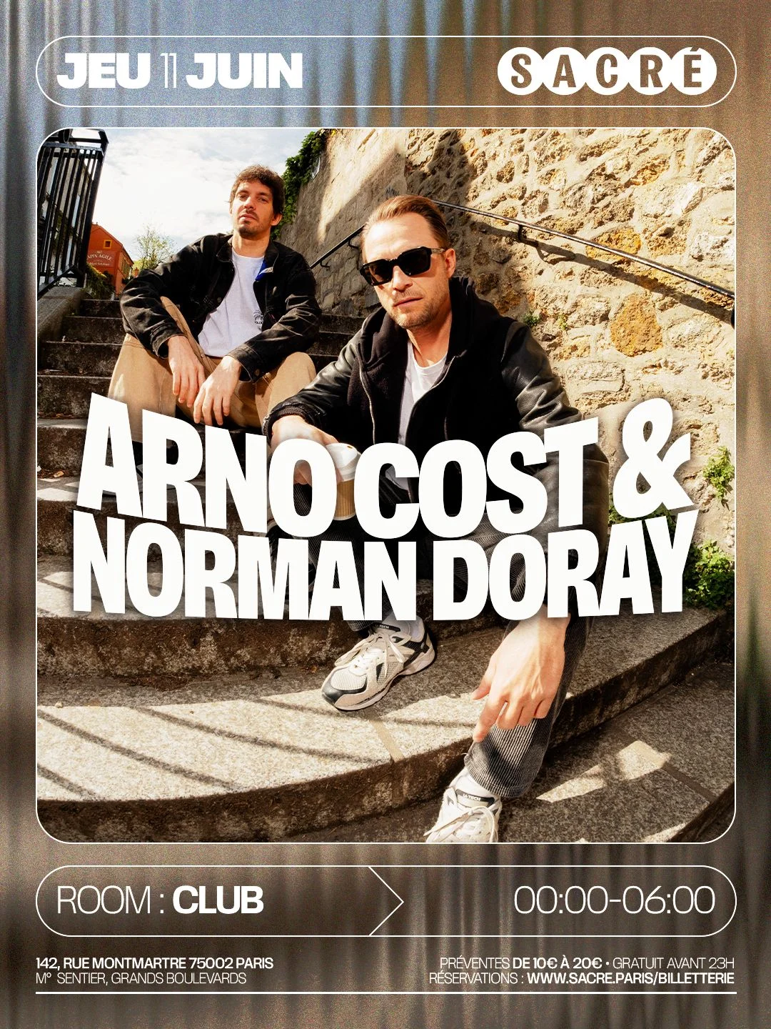 Aftershow David Guetta Paris Avec Arno Cost & Norman Doray
