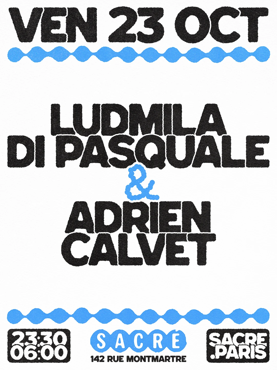 Sacré Présente : Ludmila DI Pasquale + Adrien Calvet