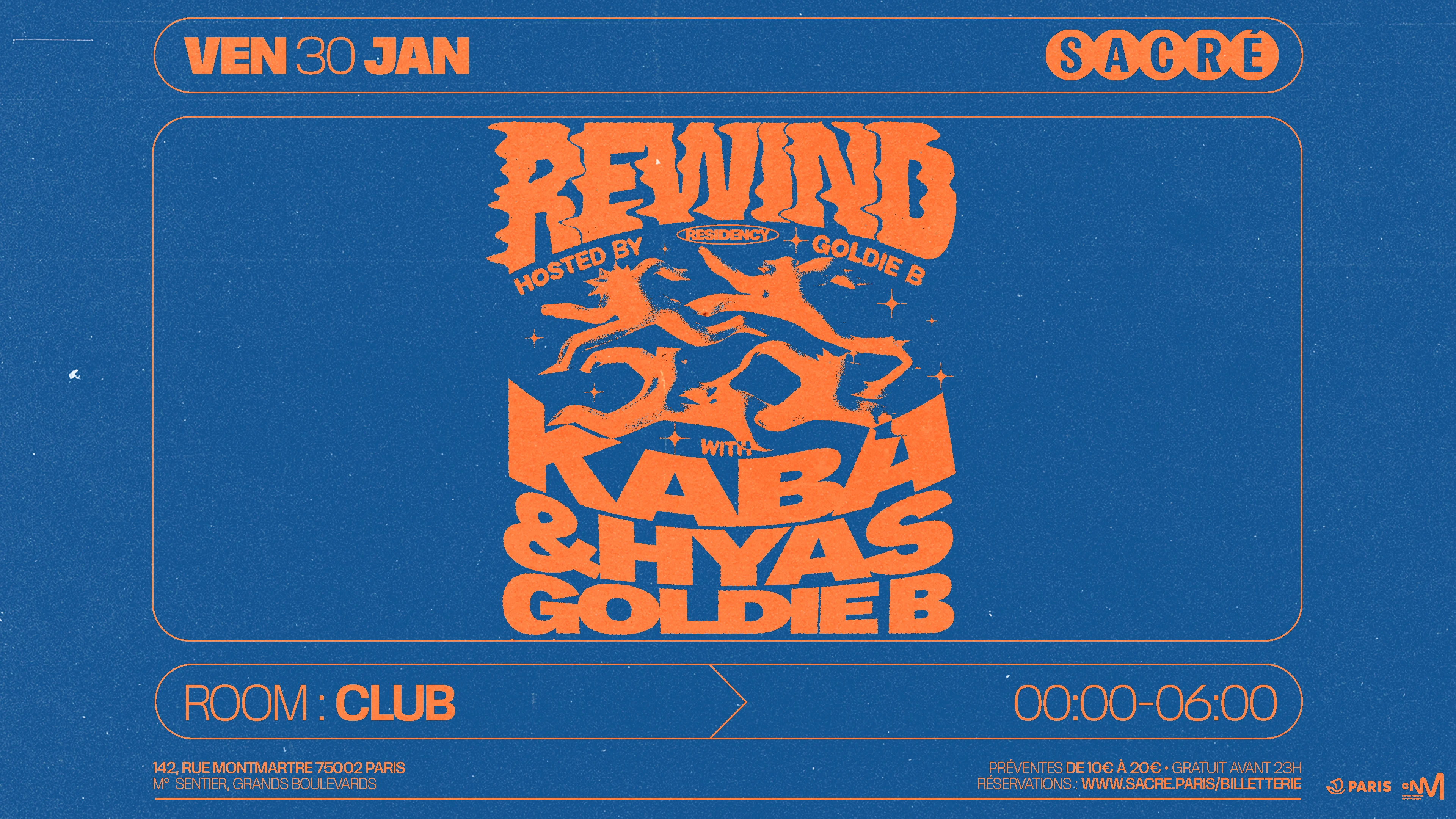 Sacré : Rewind #3 By Goldie B Avec Kaba & Hyas Live