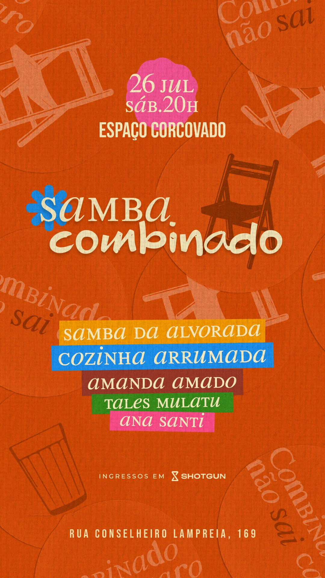 Samba Combinado •26/07• Cozinha, Alvorada, Amanda Amado E Dj