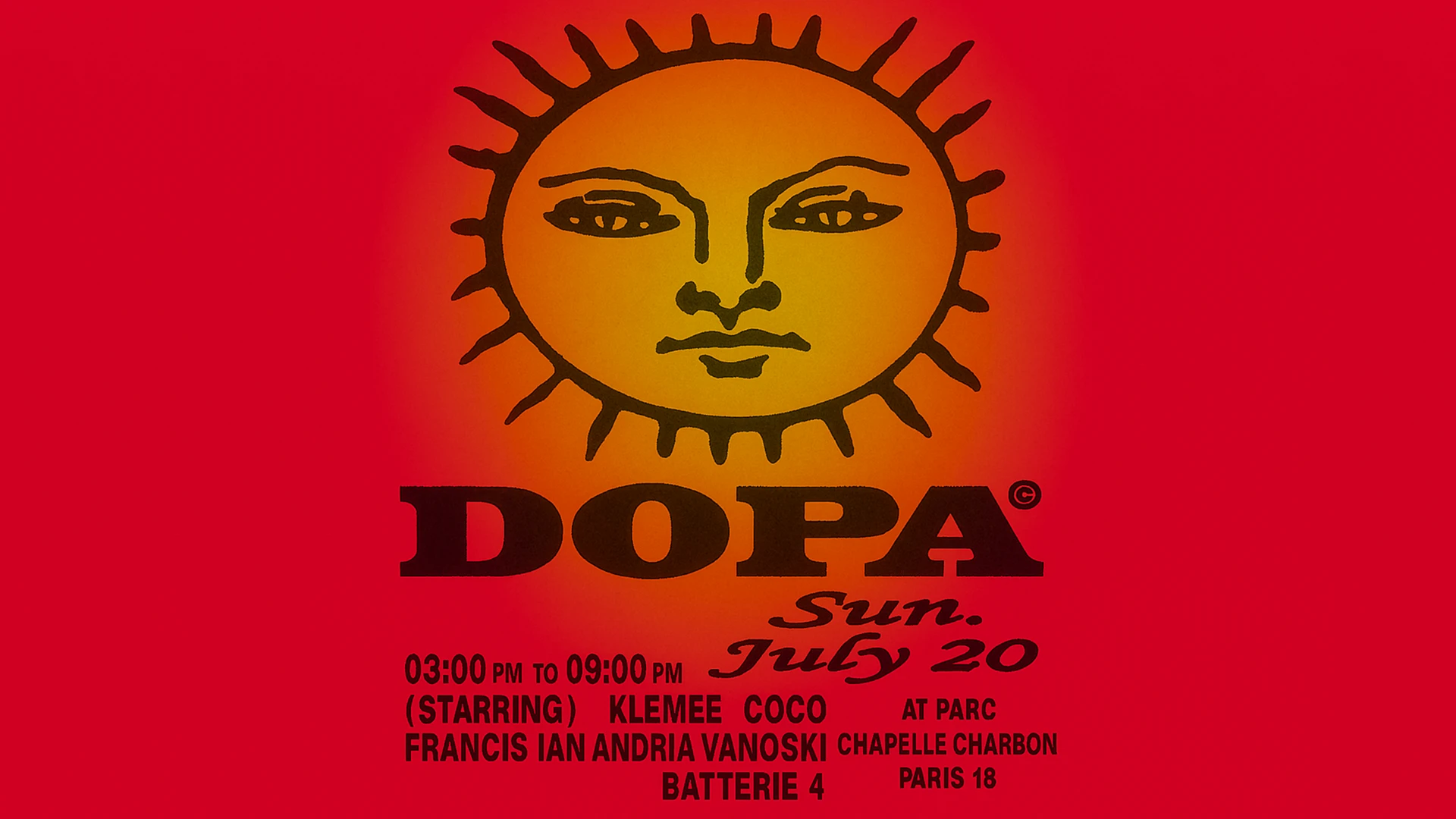 Dopa Open Air Launching X Tchou Tchou
