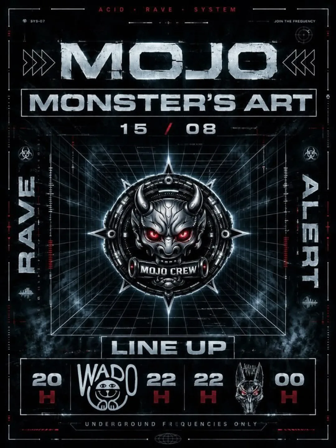 Mojo X Monster's Art W/ Anyubis & Wado