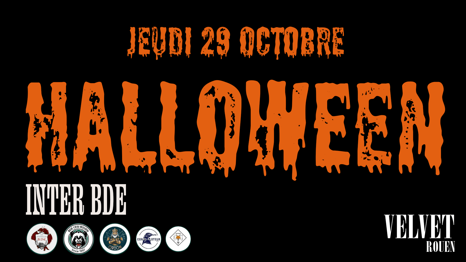 Inter Bde Halloween Velvet Rouen