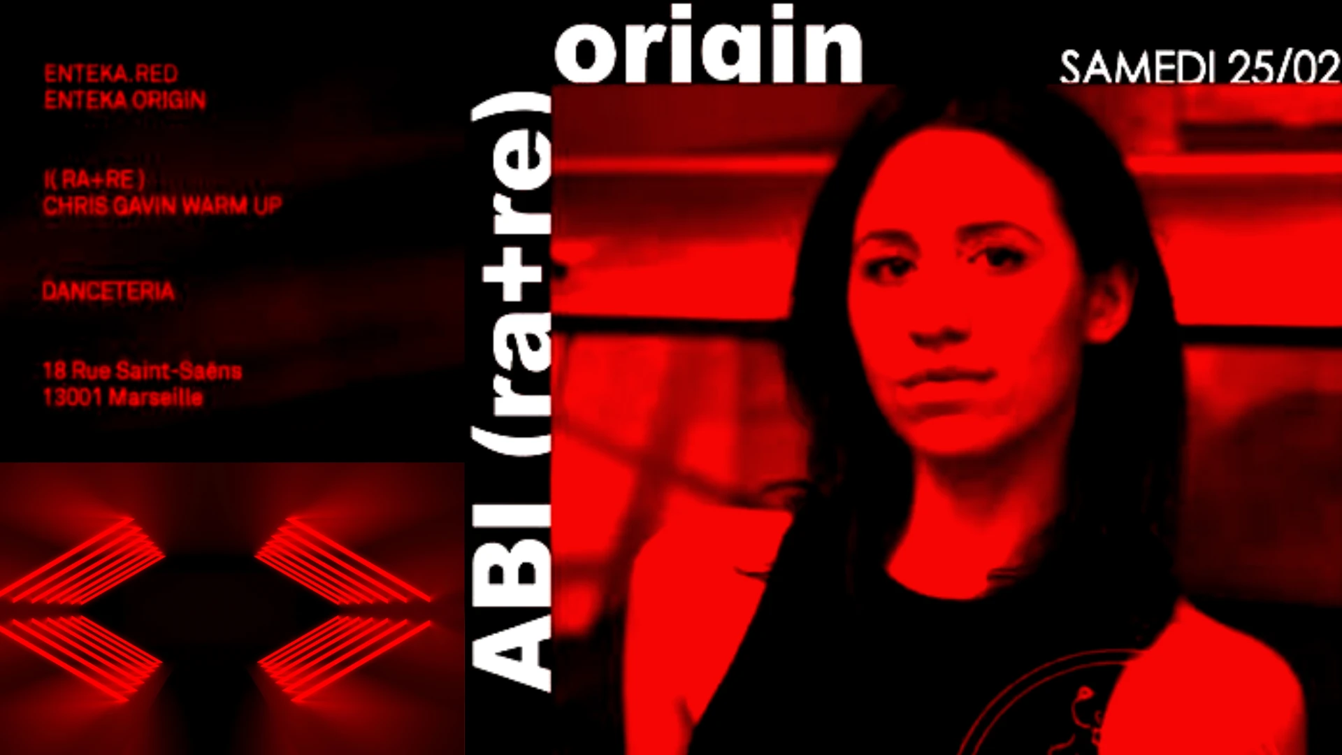 Enteka @ Danceteria - Abi (Ra+Re Records) + Chris Gavin