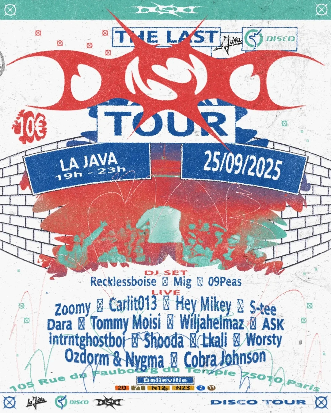 Disco.Tour Paris 2k25 Last Event