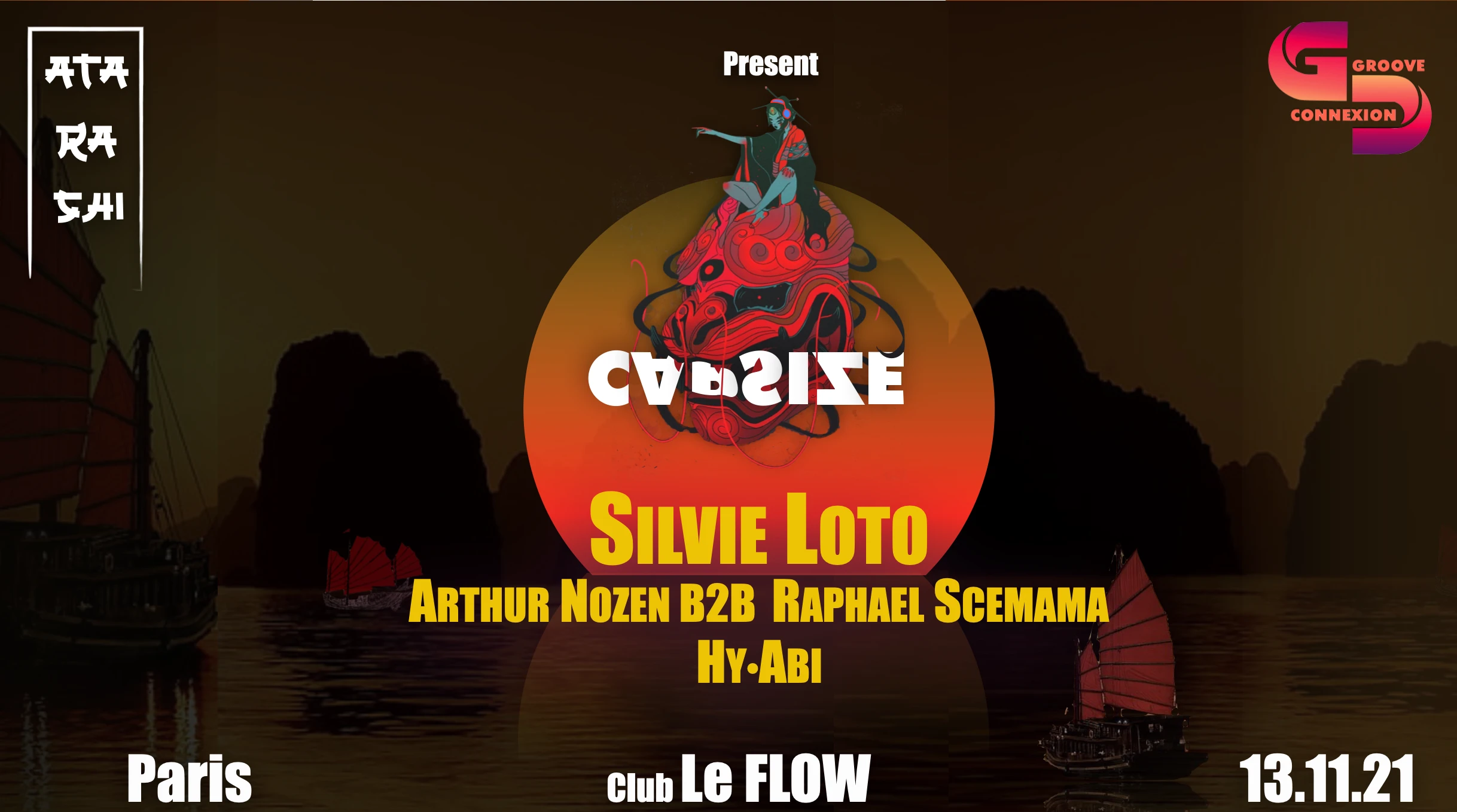 Cɐꓒƨize (Atarashi X Groove): Silvie Loto & Residents