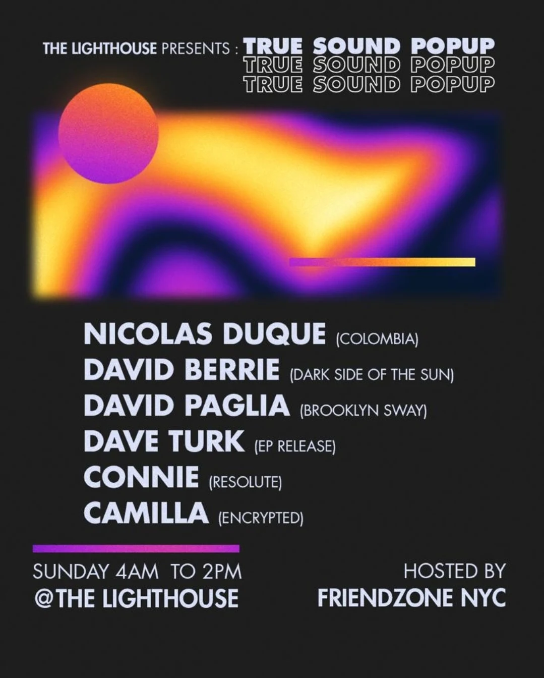 True Sound Popup F.Z Nyc