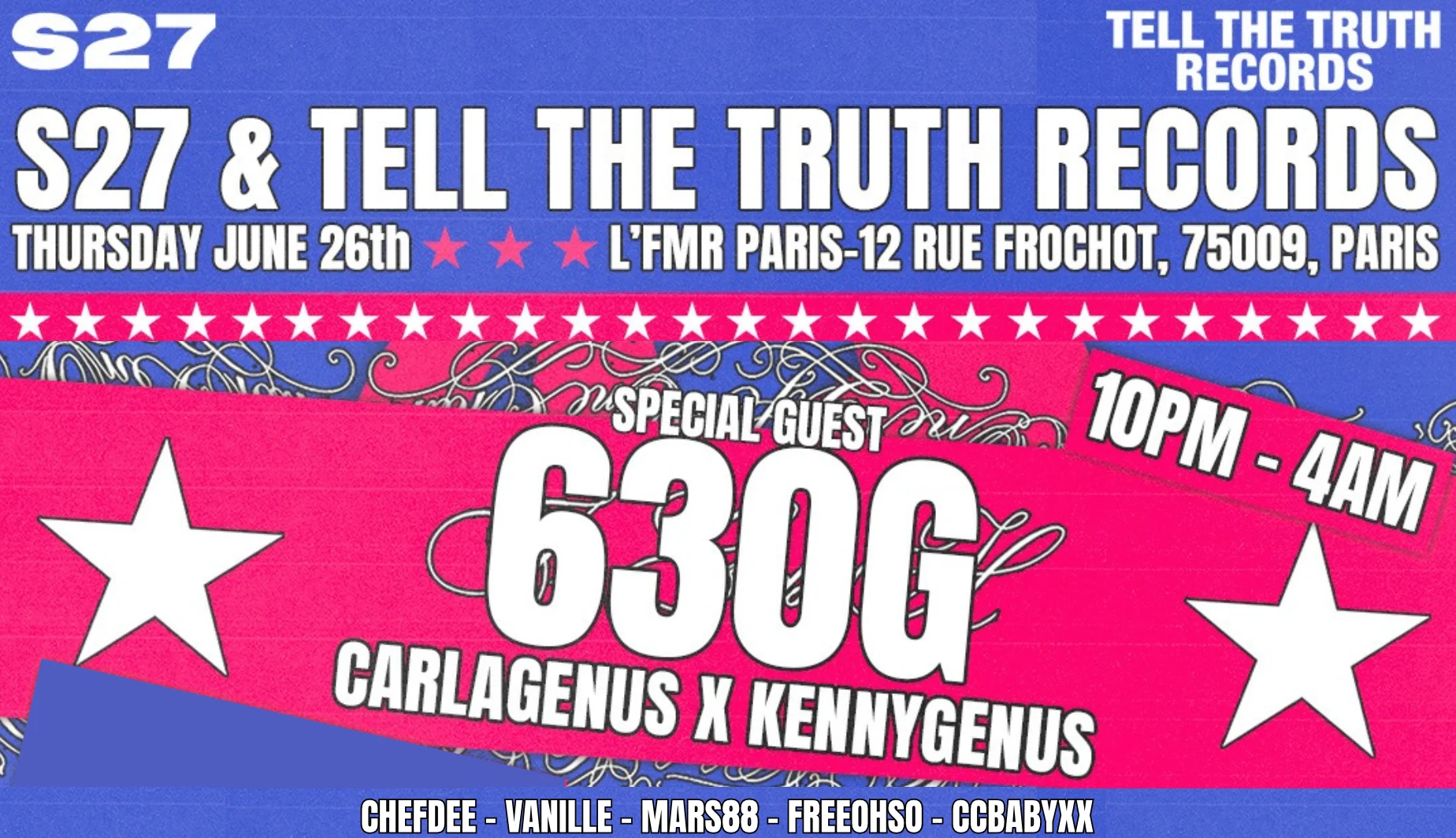 S27 X Tellthetruthrecords - Pfw Afterparty