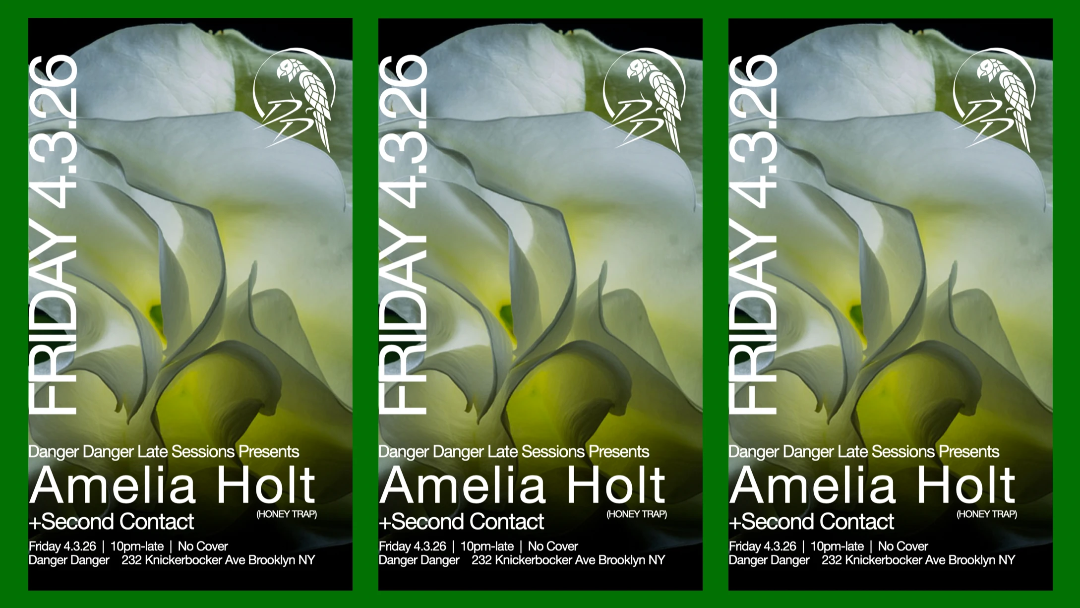Amelia Holt + Second Contact (Honey Trap) Free With Rsvp