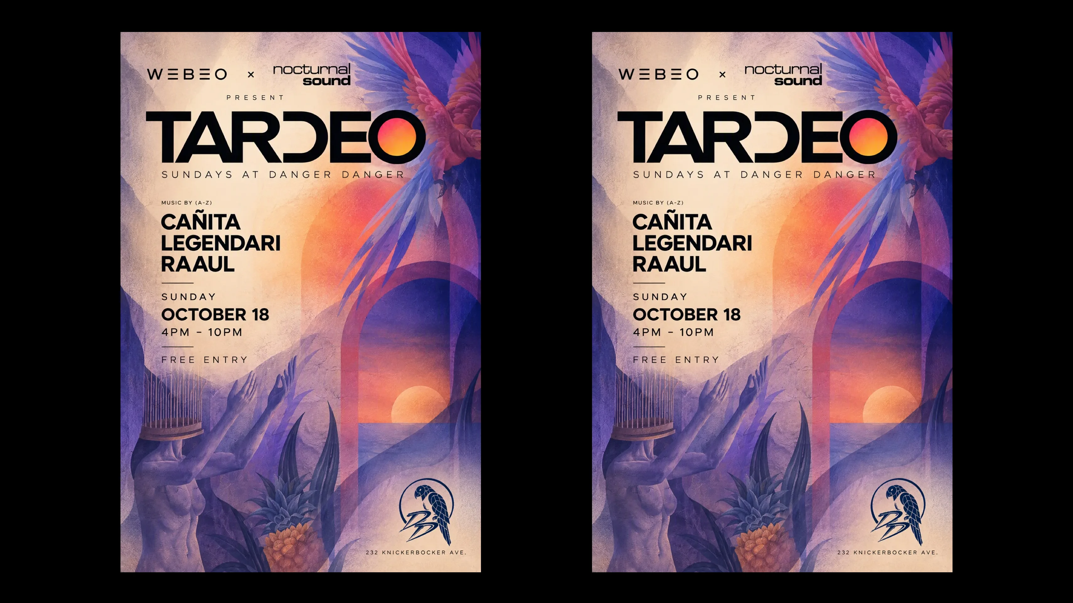 Tardeo: A Sunday Afternoon Dance Party (Free W/ Rsvp)