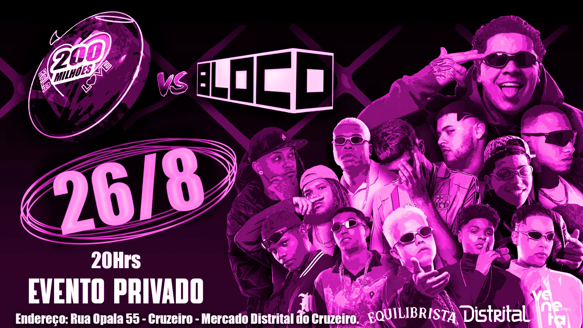Bala Love 200m: O Baile - MC Anjim E Convidados No Distrital
