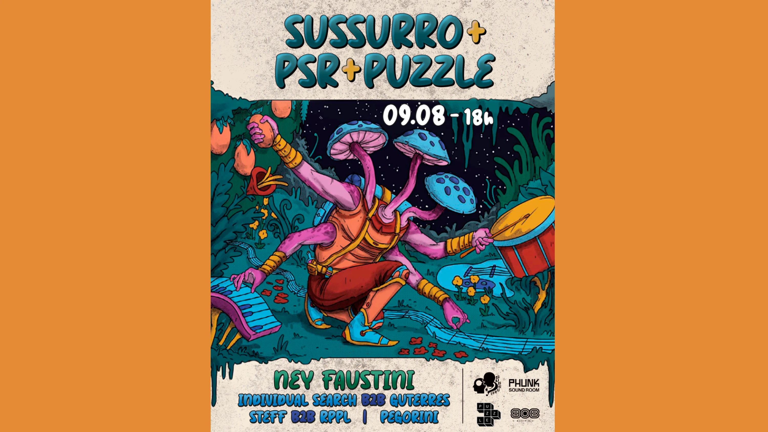 Sussurro + Psr + Puzzle Apres: Ney Faustini