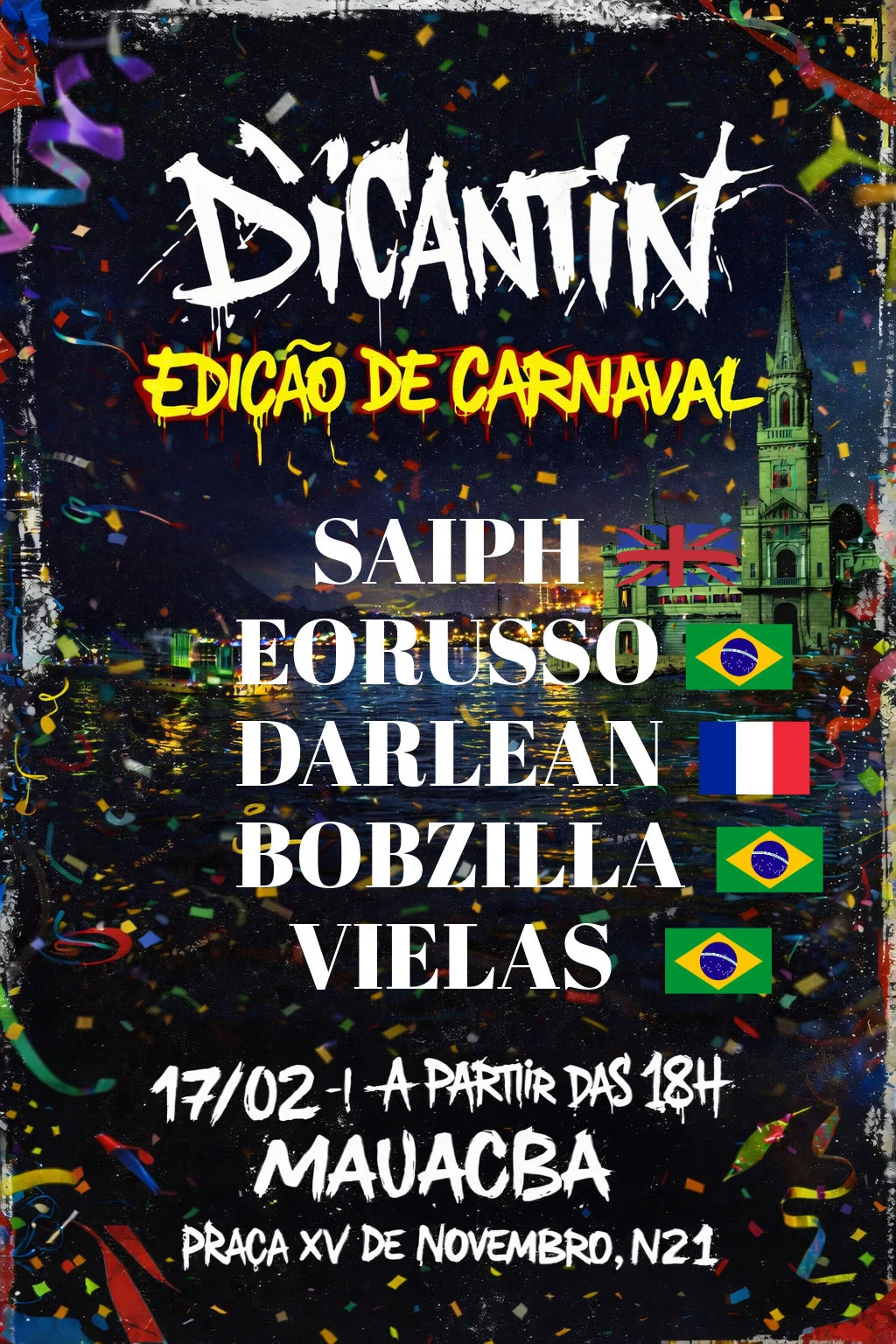 Dicantin Edição De Carnaval