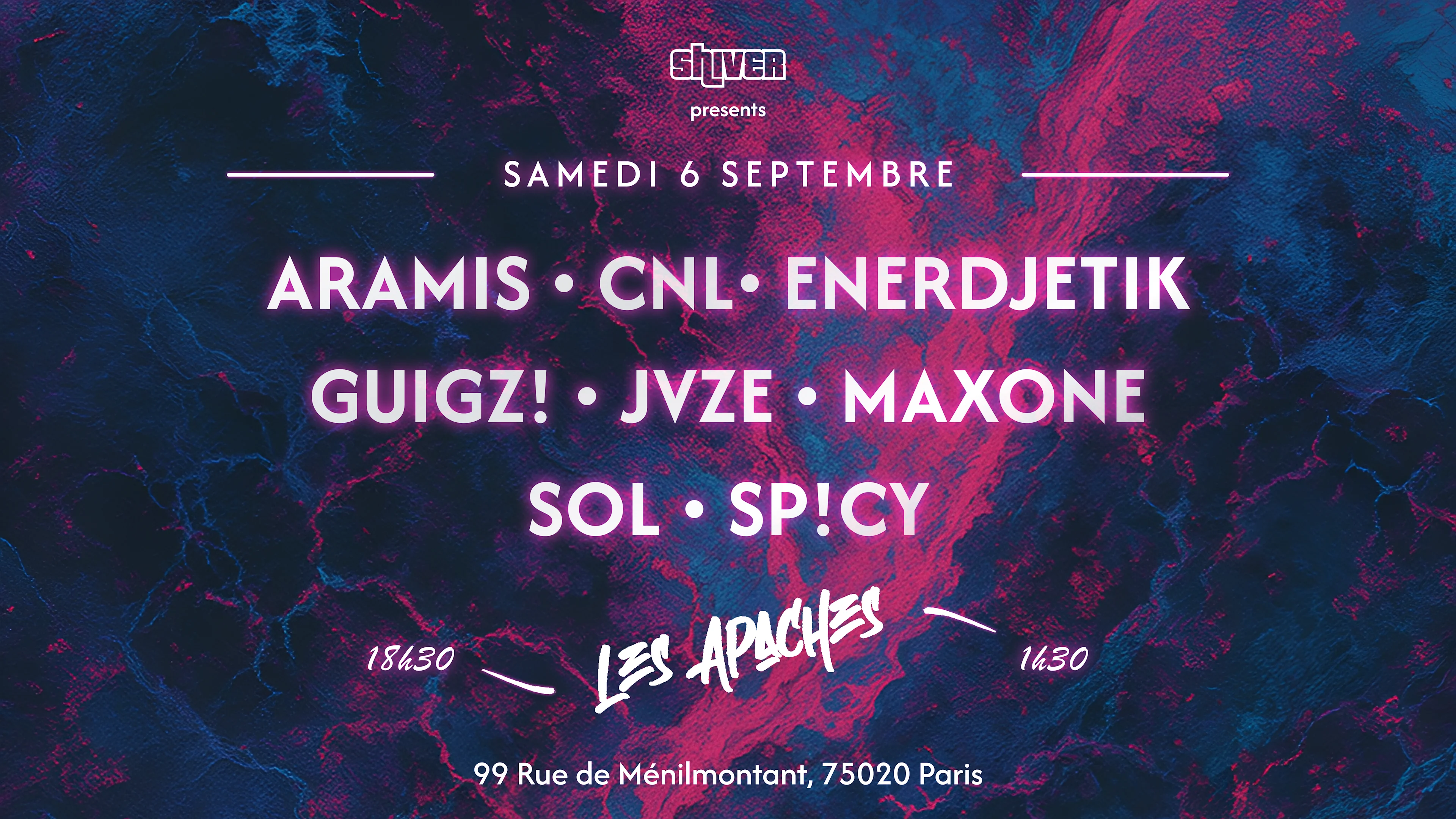 Shiver X Les Apaches