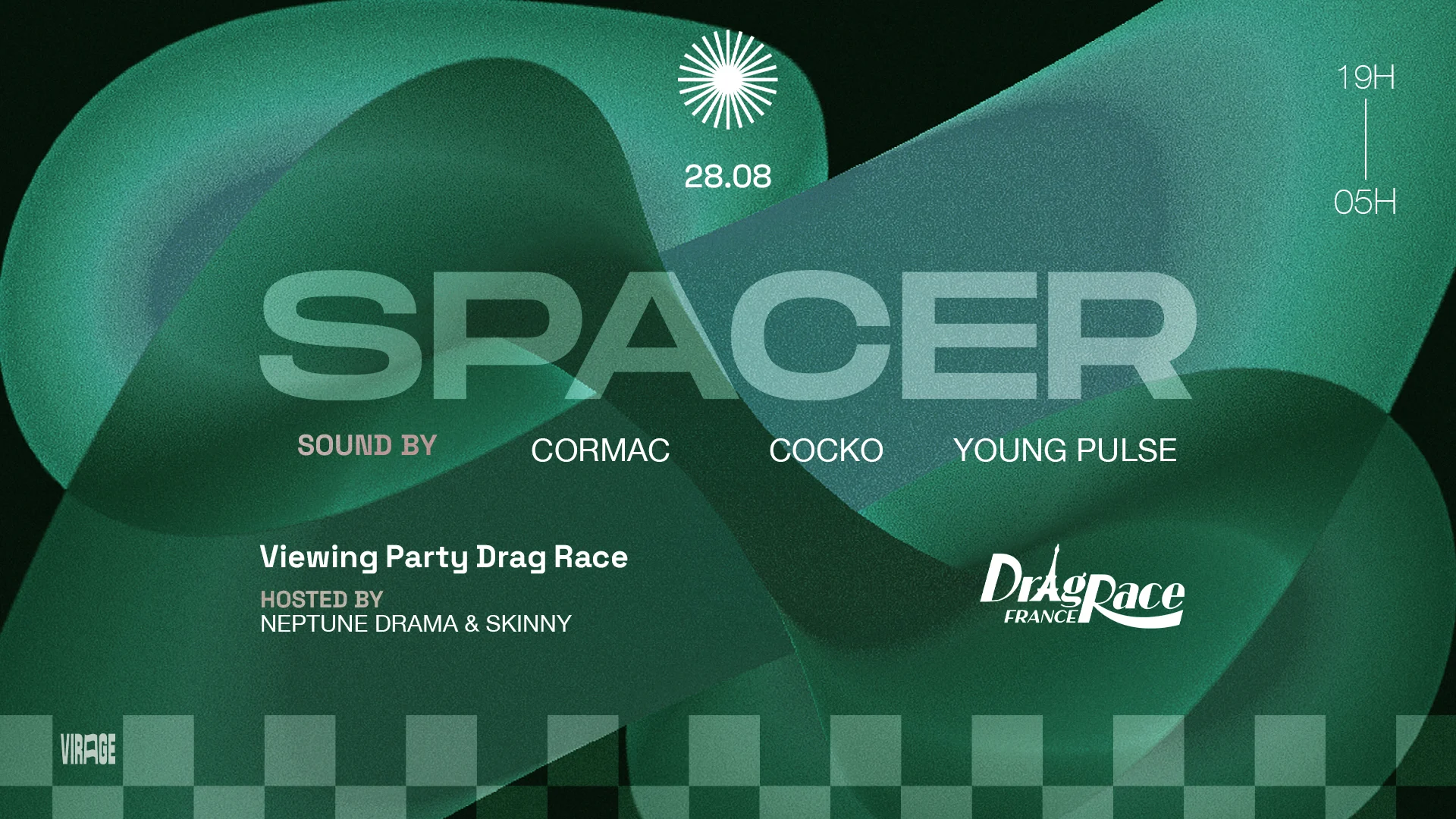 Spacer Viewing Drag Race Party France : Cormac, Cocko & More