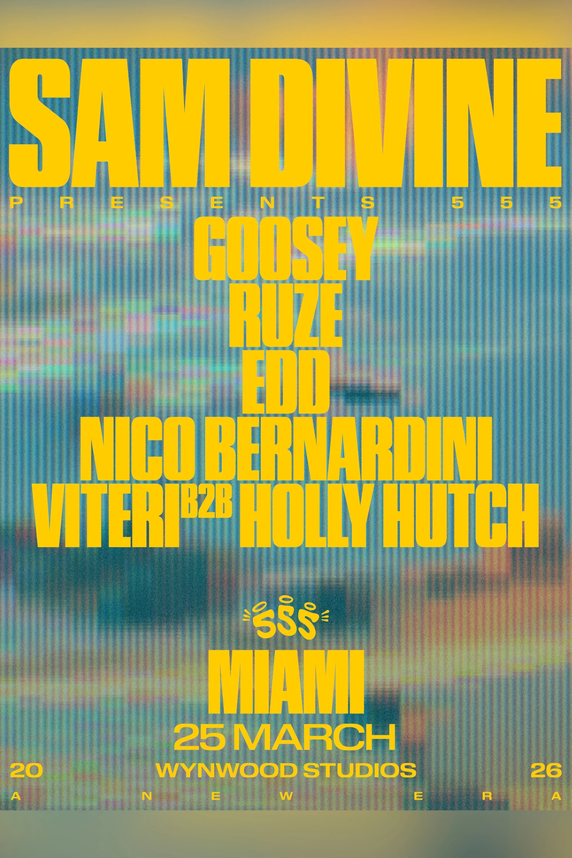 Sam Divine Presents 555 @ Wynwood Studios
