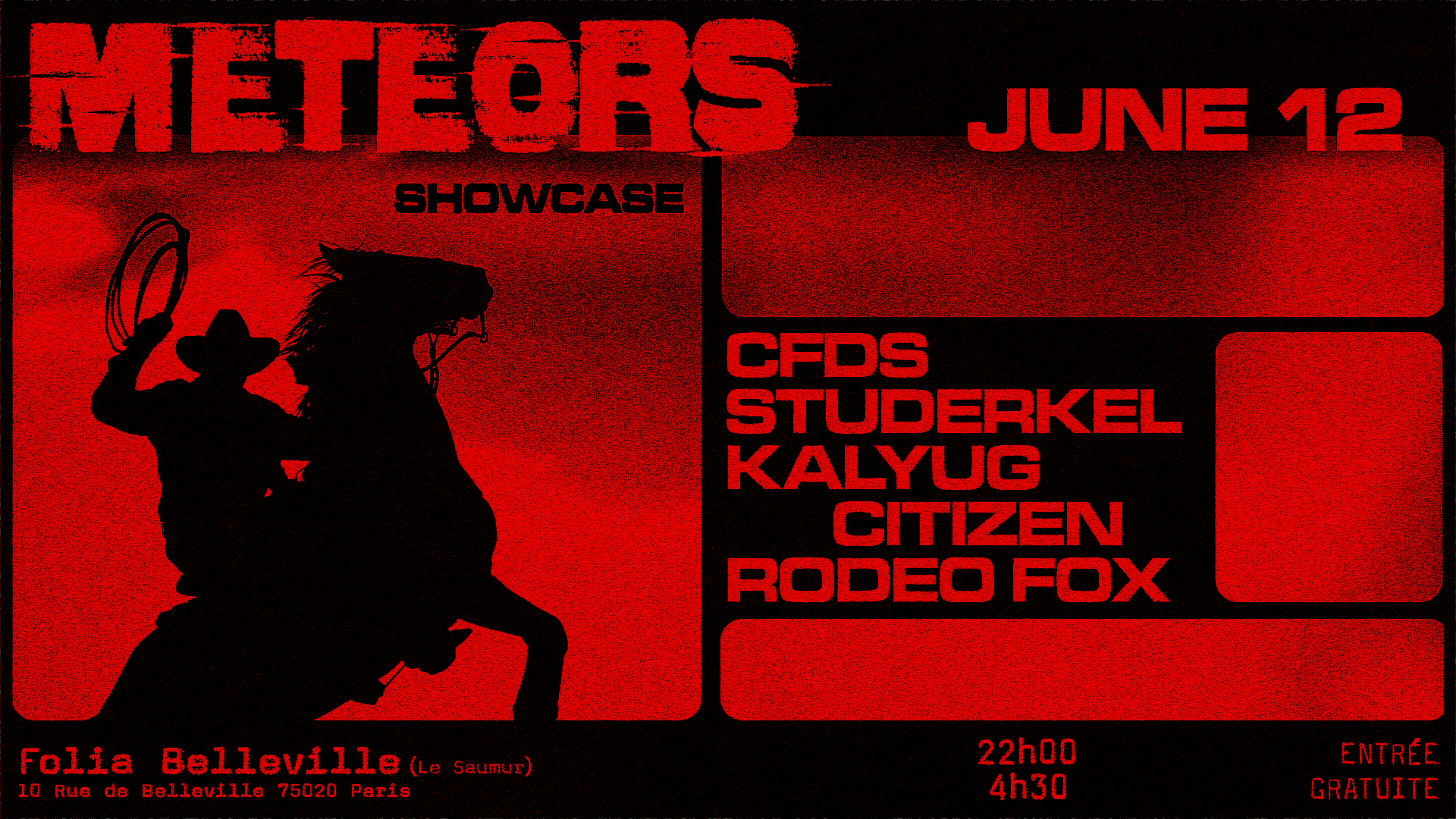 [Gratuit] Meteors Recordings Showcase