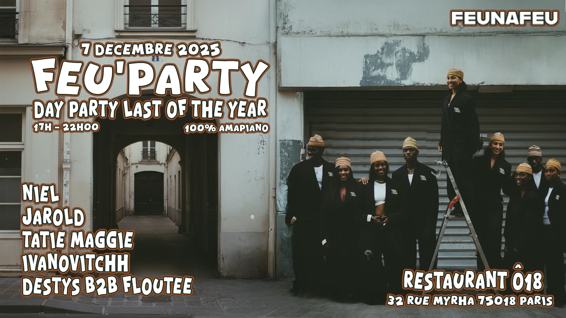 Feu'party Sunday Day Party 100% Amapiano