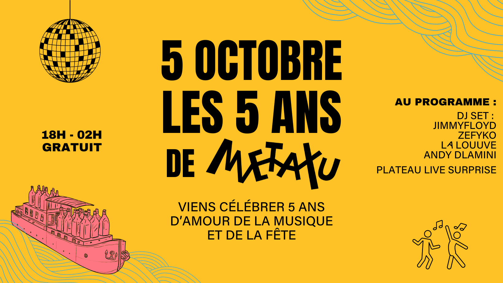 5 Octobre, 5 Ans De Metaxu