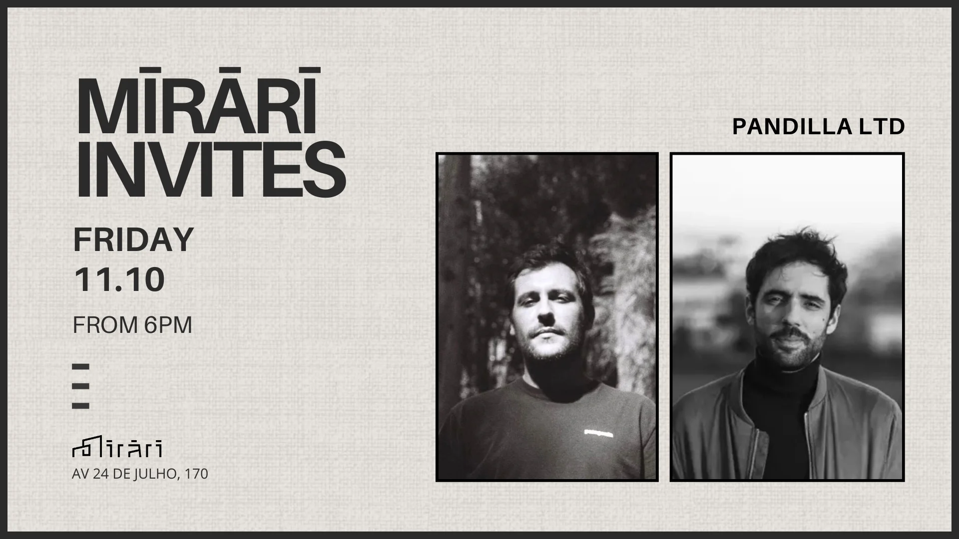 Mirari Invites: Pandilla Ltd