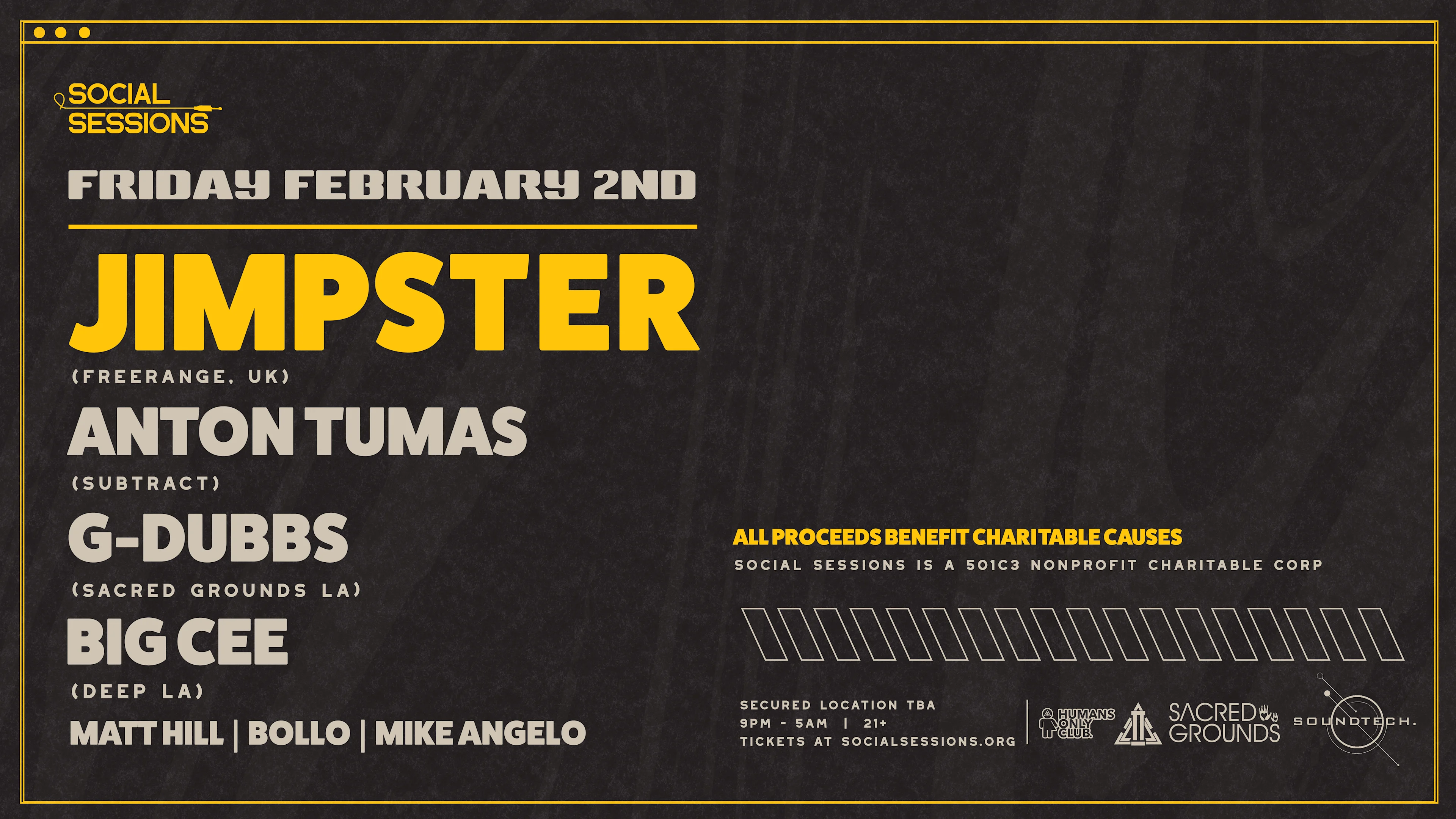 Jimpster, Anton Tumas, G-Dubbs, Big Cee, & More