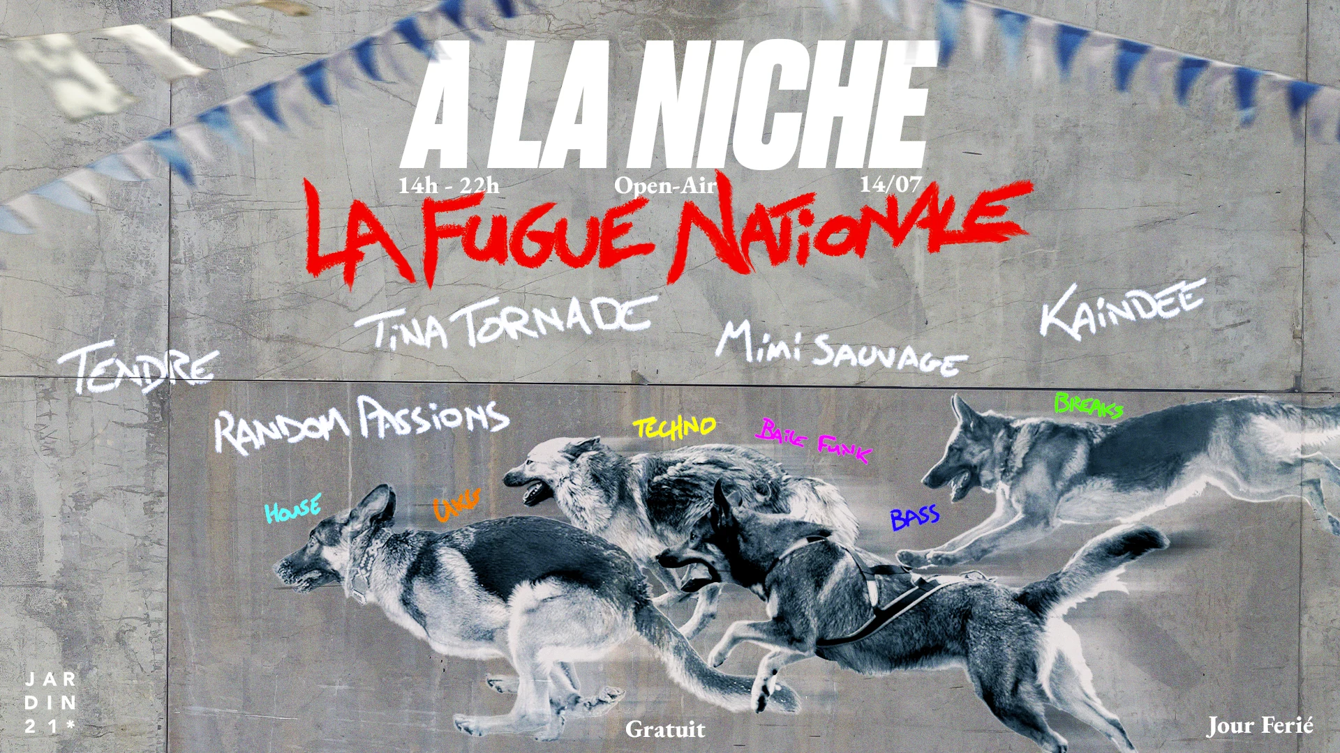 Fugue Nationale - Collectif À La Niche X Jardin21