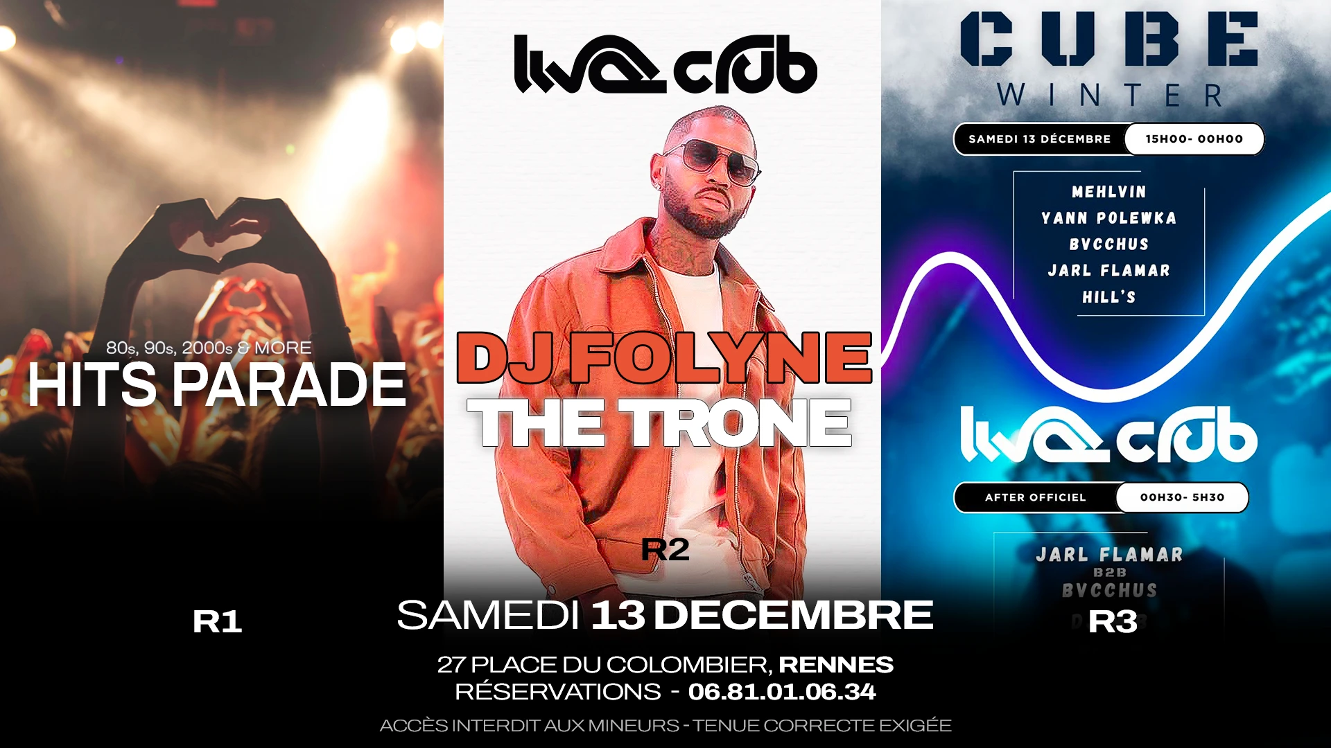 The Throne : Dj Folyne - Cube Winte - Ma.Nu & Florent G