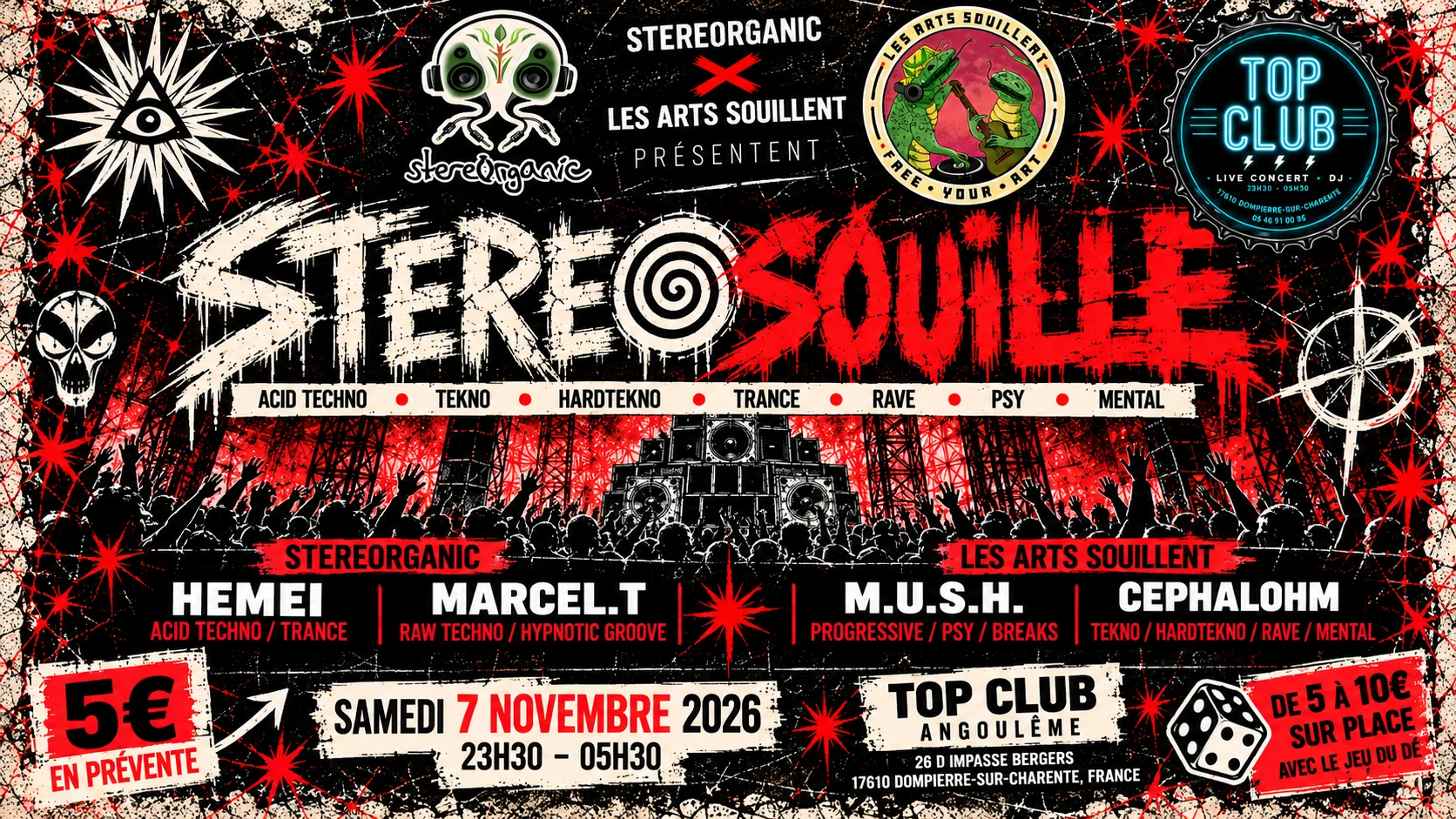 Stereosouille - Stereorganic × Les Arts Souillent