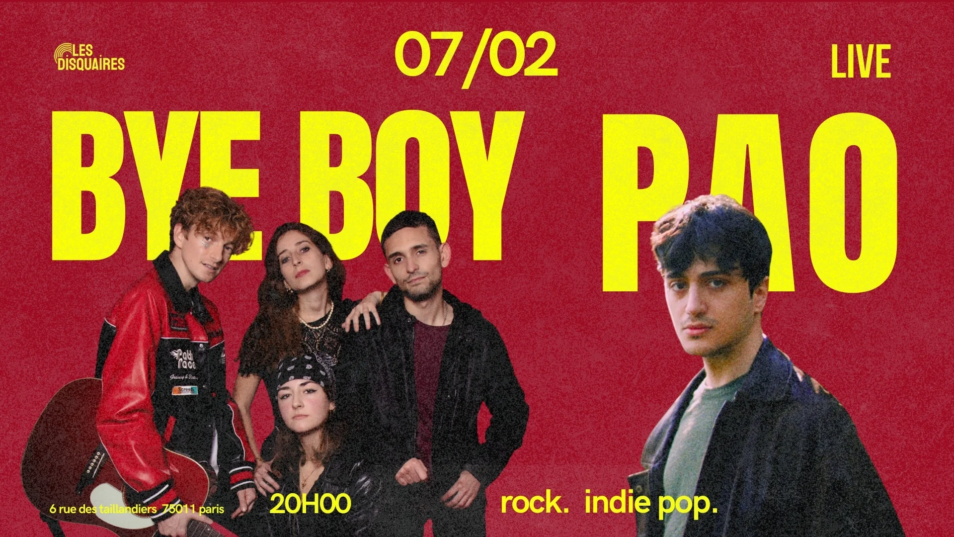 Bye Boy X Pao - Live