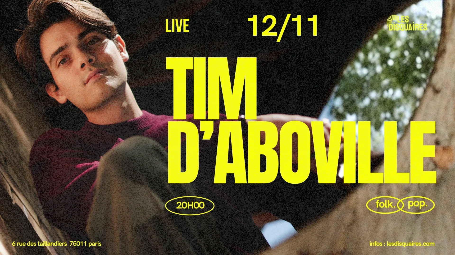 Tim D’Aboville - Live