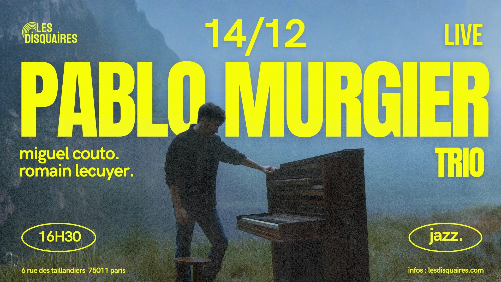 Pablo Murgier Pazdera Trio - Live