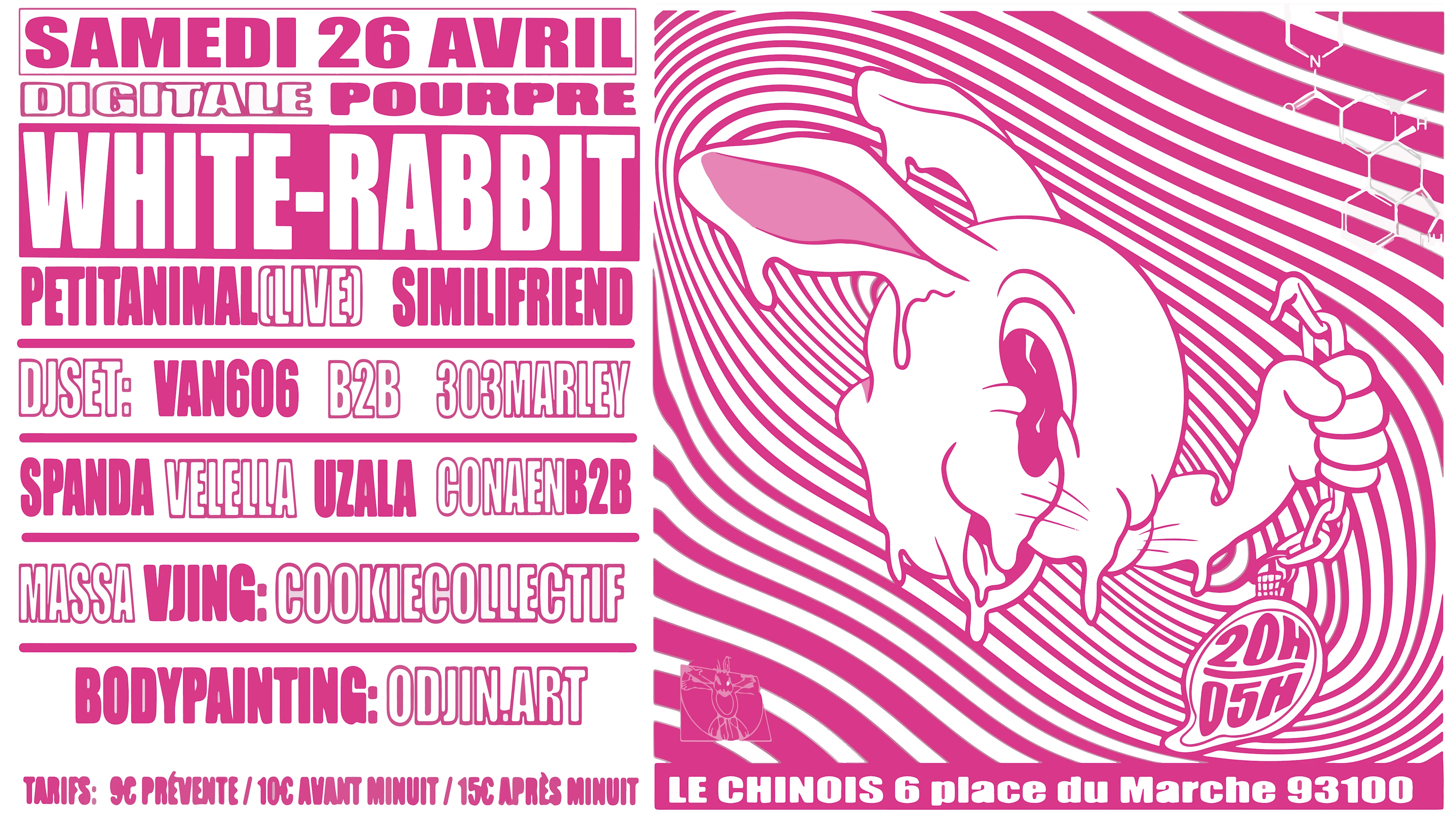 White Rabbit Par Digitale Pourpre