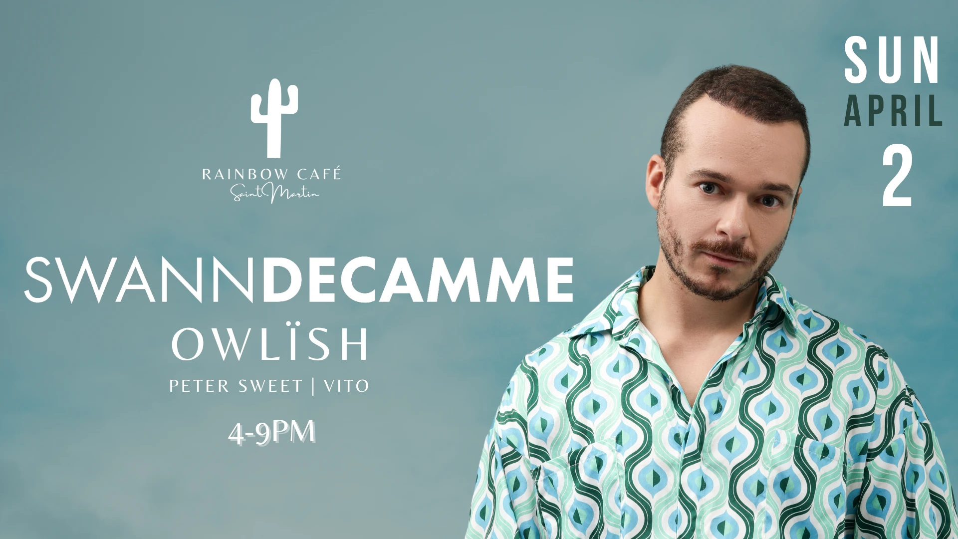 Rainbow Cafe Presents Swann Decamme
