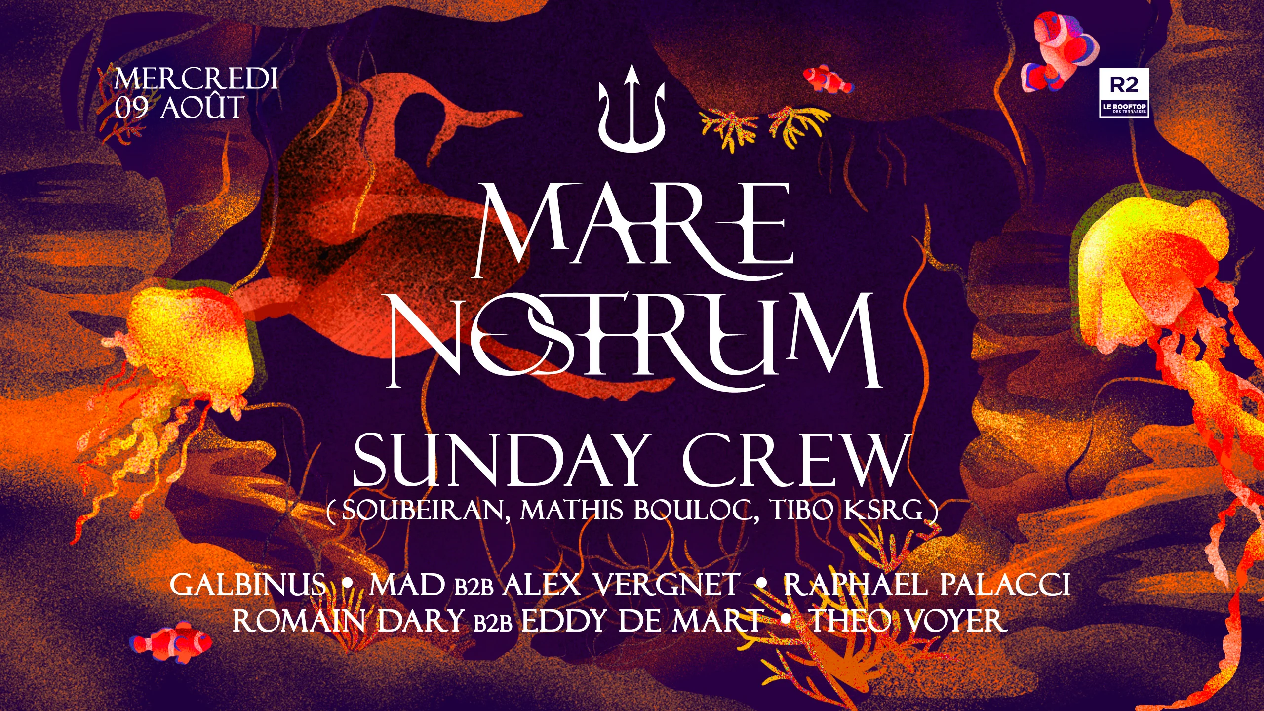 R2 I Le Rooftop X Mare Nostrum - Sunday Crew 09.08