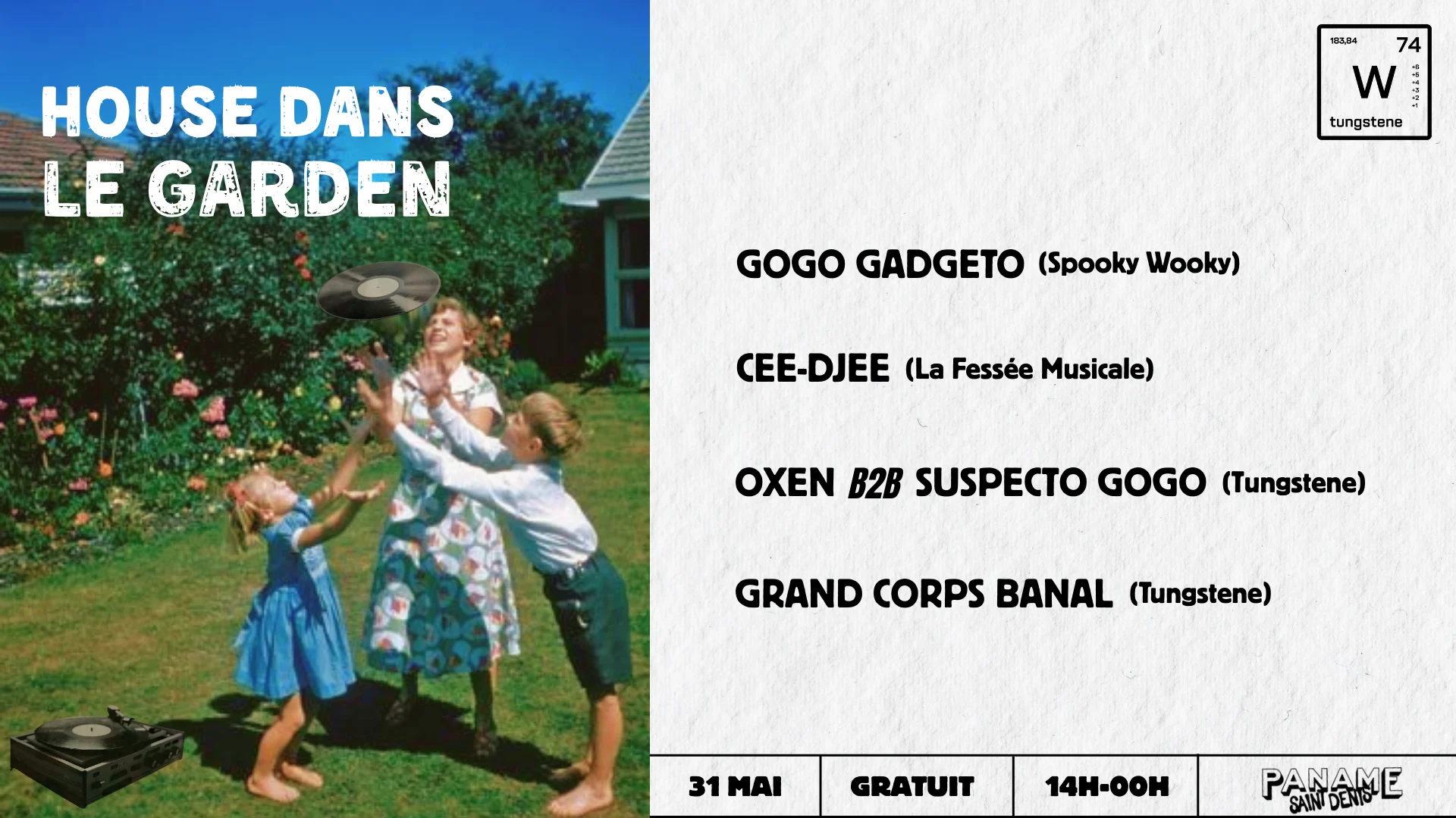 Open Air - Tungstene X Pbc Saint-Denis