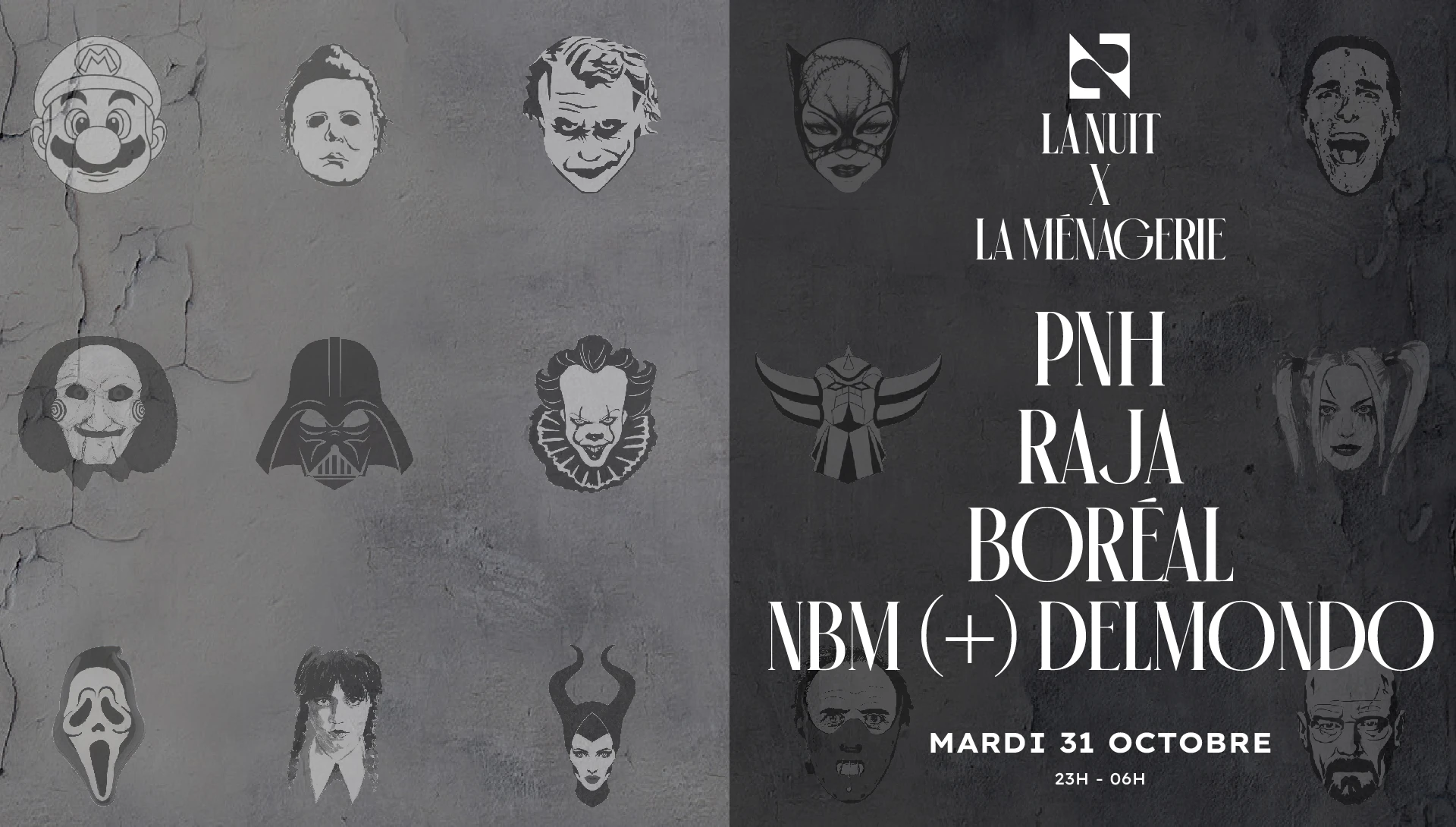 La Nuit X La Ménagerie: The Halloween Party