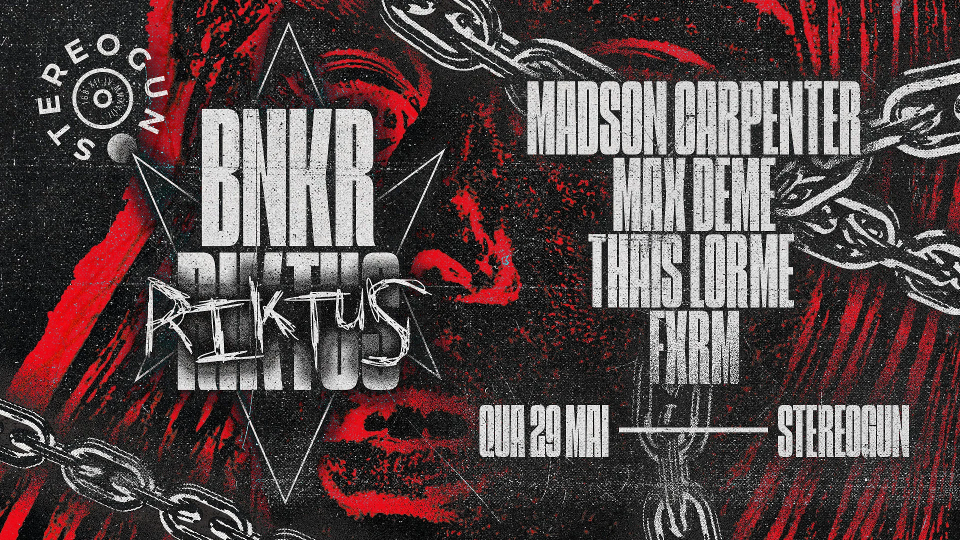 Bnkr X Riktus (Véspera De Feriado) Na Stereogun