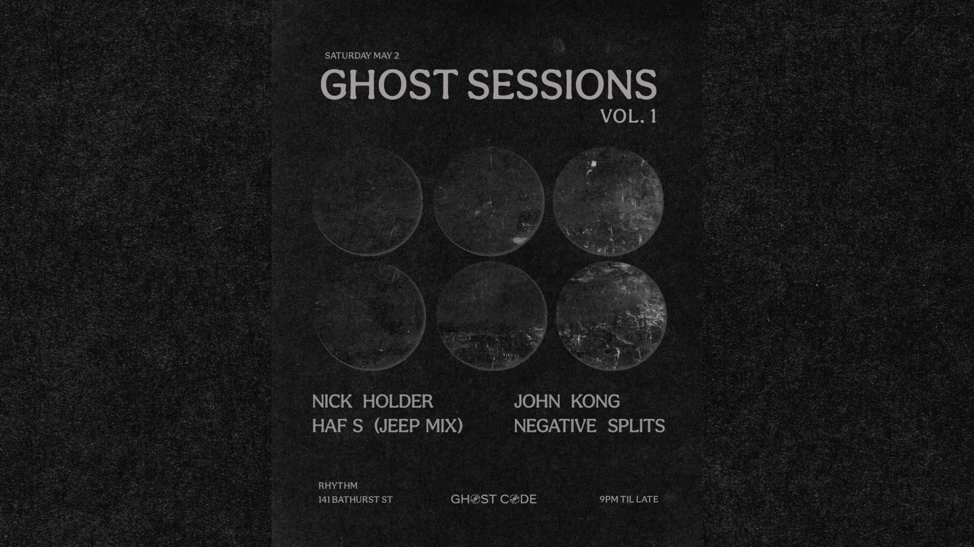 Ghost Code Presents: Ghost Sessions Vol 1