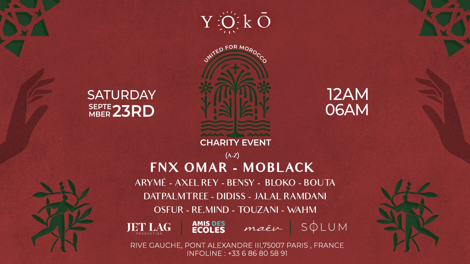 Yoko: Charity Event For Morocco