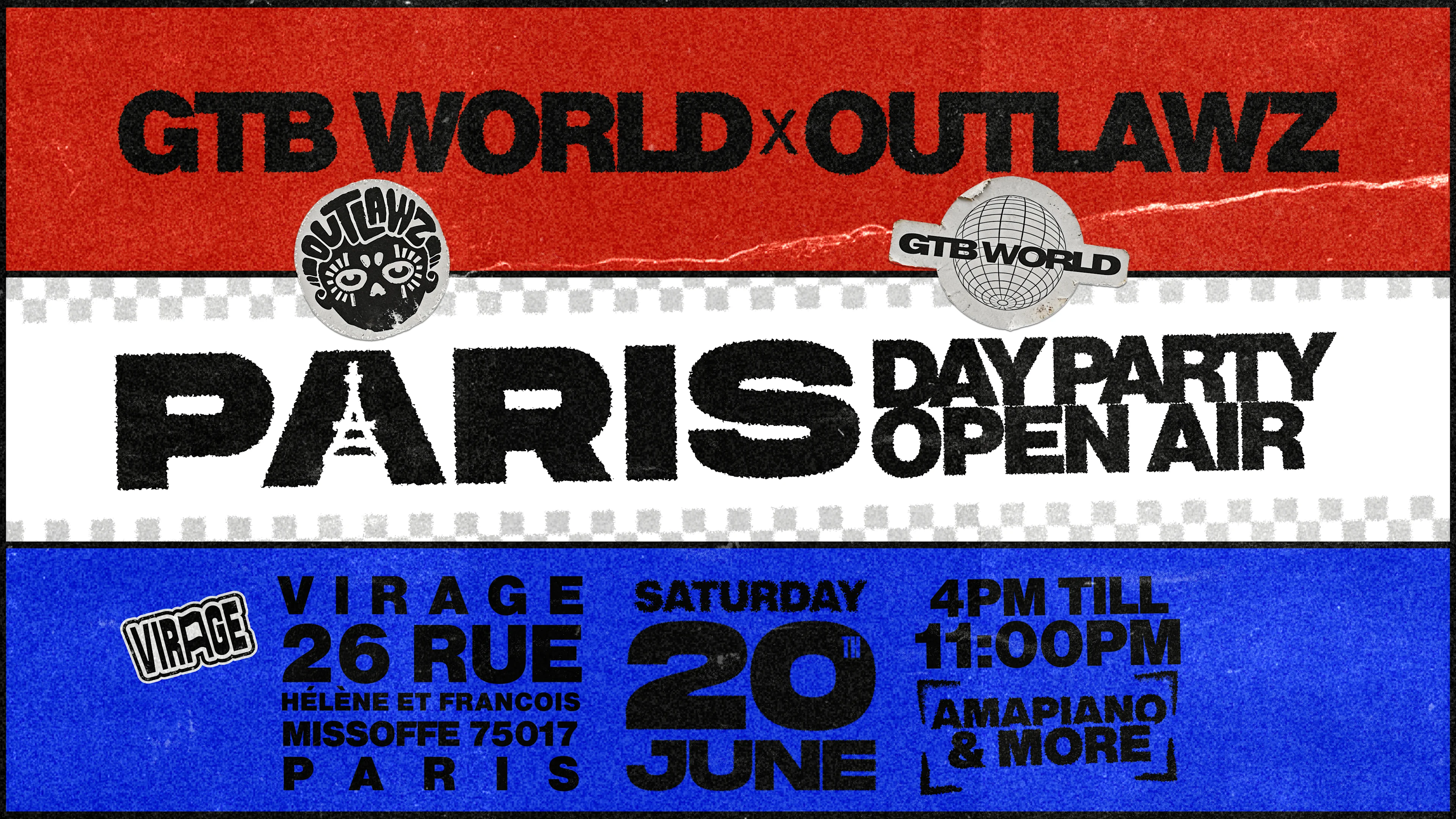 Gtb World X Outlawz : Open Air Day Party